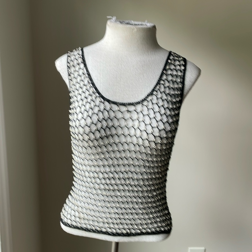 Unique hand crafted crochet top